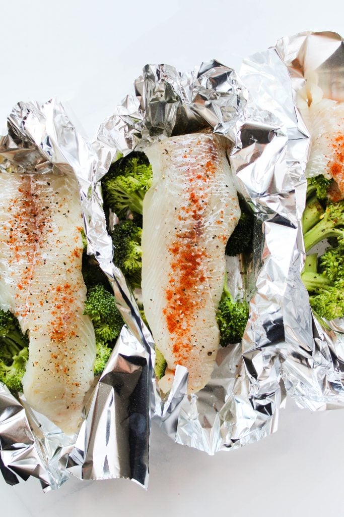 How to make foil packet fish