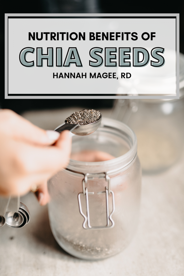 blog post graphic nutrition benefits of chia seeds
